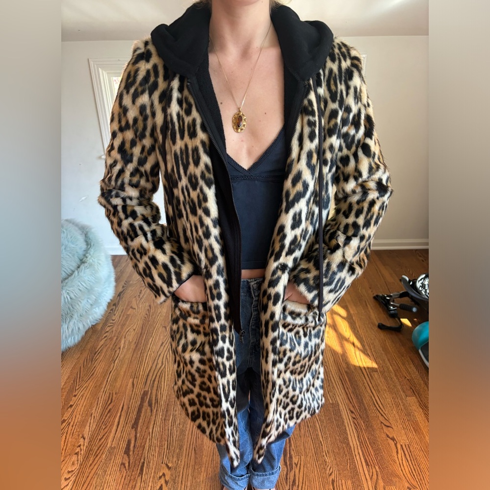 Alice and Olivia Cheetah Coat